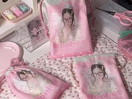 💬✨1分钟学会的自担束口袋物料!! #手工 #手工diy #物料 #追星 #日常