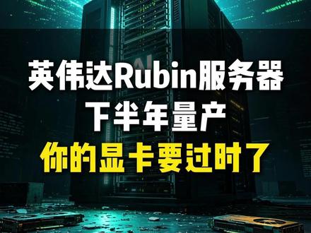 英伟达Rubin服务器下半年量产你的显卡要过时了 #算力租赁 #AI #算力 #英伟达