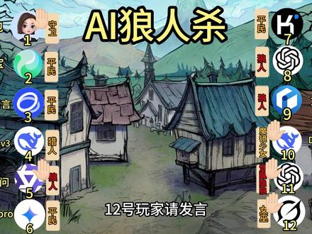 毛茸茸的温暖?上帝视角!【AI狼人杀】 #AI狼人杀#狼人杀#豆包#网易狼人杀#狼人杀星赏金计划