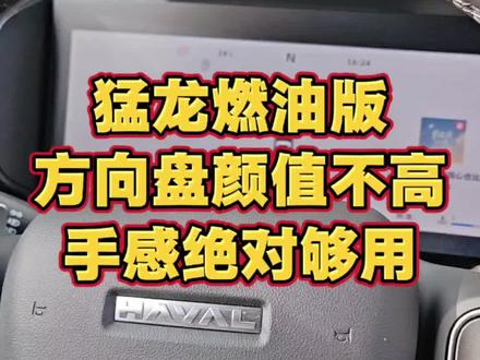 哈弗猛龙燃油版方向盘挺舒服的#哈弗猛龙#日常拍车#用车知识#猛龙方向盘