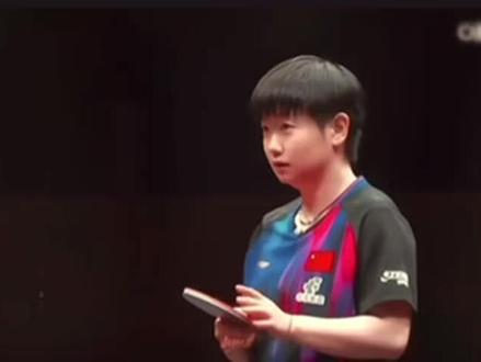 本年度最佳画面!#向阳花开 #国乒 吉林一根草,河北一枝花!