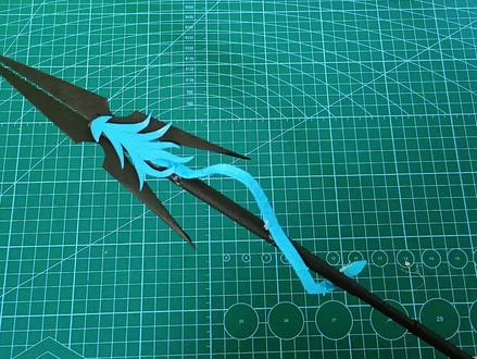 暑假手工:王者荣耀武器库,赵云的龙胆枪