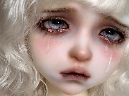 当我的眼泪砸不进你心里#bjd #bjd娃娃 #bjd教程 #bjd接妆 #娃圈