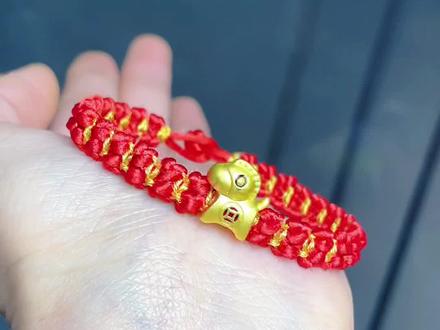 本命年小马手绳编织教程 #本命年手绳 #创意手工 #马年生肖 #蝴蝶结手绳#编织教程