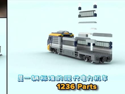 一口气搭建18列乐高火车 #乐高 #乐高moc #乐高火车