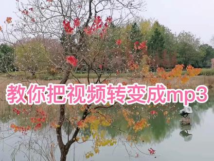 教你把视频转变成mp3音乐