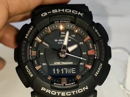 卡西欧手表GMA-S130(机芯号5540),使用演示1,调整手表数字时间,机芯号一样,调法一样#卡西欧手表 #卡西欧时间怎么调