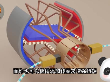 穿越到古代,电动机该如何制作 #穿越 #发动机 #科普一下 #建模3d