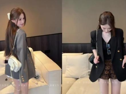 这件西装外套版型巨好,可休闲风可气质风可韩系姐姐风#穿搭 #推荐 #西装外套