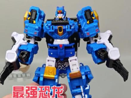 #儿童玩具推荐 【紫羽】又是大头,霸王龙大头变形,还能合体,迷你特工队8最强恐龙 雷霆霸王龙 合体变形玩具 开箱评测