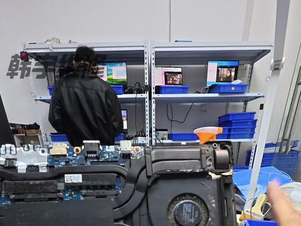 液金偏移,风扇卡死,没有见过这么惨的ROG #电脑 #电脑维修 #主板维修 #芯片级维修