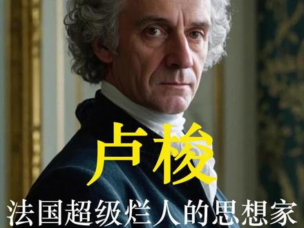 卢梭 法国超级烂人的思想家#历史人物