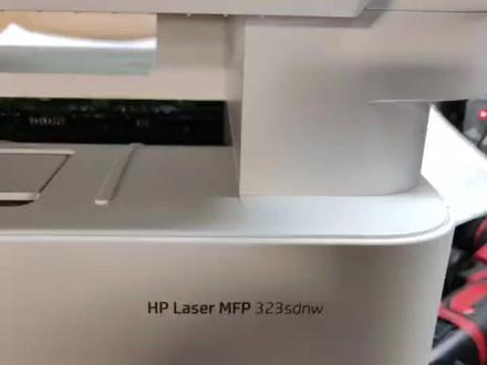 零成本解决hp323sdw提示出纸盒已满故障#打印机维修#打印机#惠普打印机