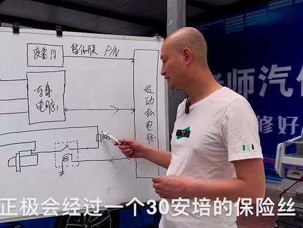 别克君越一键启动电路讲解#汽车电子培训#汽车电路培训#新能源汽车维修培训#汽修培训培训#奔驰宝马奥迪编程培训