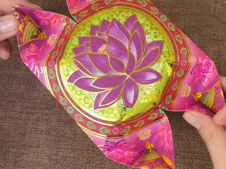 莲花双元宝详细折法 #叠元宝 #手工折纸教程 #简单易学 #民俗文化 #折纸教程