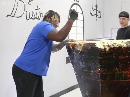 一口气看完解压破坏系列 #减速带 #挑战 #我的观影报告