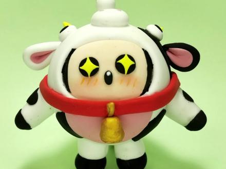 牛滚滚粘土教程来啦~~#粘土手工 #粘土教程 #牛滚滚 #超轻粘土手工 #蛋仔派对@抖音小助手 @抖音创作者中心