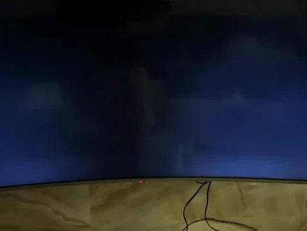 长虹曲屏55寸蓝屏不显示,一招切除保护快速出图,零成本#家电维修 #电视机 #电视 #液晶电视维修 #家用电器