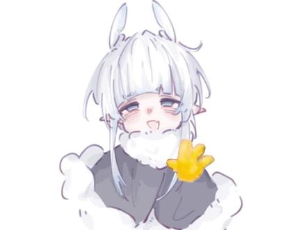 谁见了白凫不说一句萌!#摸鱼 #光遇白凫 #绘画