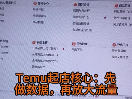 Temu起店核心:先做数据,再放大流量 #电商日常 #temu#跨境电商 #temu电商