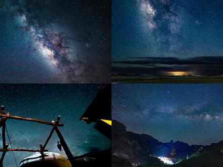 如何拍摄银河星空,保存这几个小技巧 #星空延时