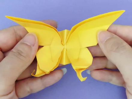 今天安排一只立体蝴蝶#亲子手工 #手工折纸 #我的手工作品 #简单易学 #创意手工