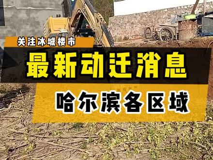 #哈尔滨房产 #动迁 #拆迁 哈尔滨最新动迁拆迁消息