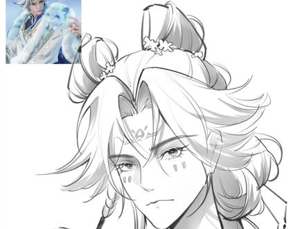 后宫佳丽三千怎么能没有守约娘娘 #百里守约 #震环传 #王者荣耀 #绘画过程