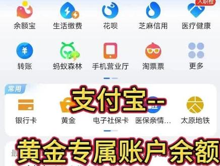 #支付宝黄金 #支付宝 #黄金 #专属账户 #提现 支付宝黄金专属账户余额如何提现分享