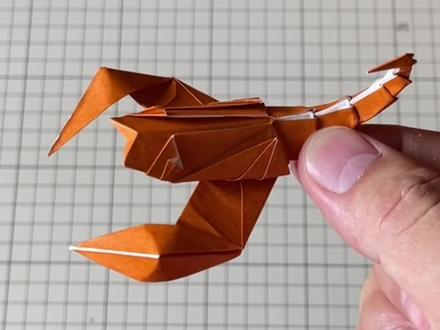 动物手工大全蝎子教程 #儿童手工 #创意手工折纸 #亲子互动