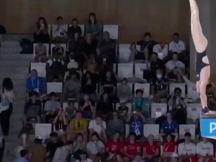 全运会跳水赛场惊现0分#全运会#跳水