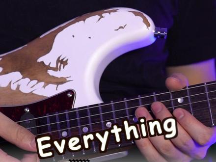 睡不着时可以单曲循环 #everything #黑裙子乐队 #吉他谱