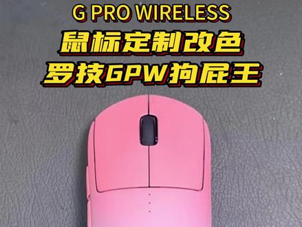 罗技GPW狗屁王定制渐变色涂装#GPW #鼠标 #万物皆可改