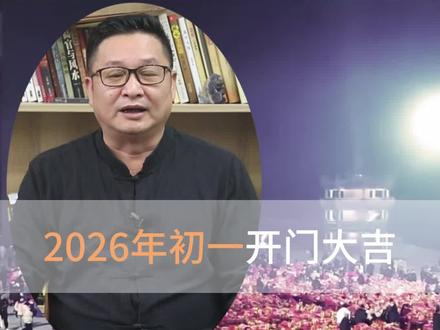 2026年初一开门大吉!#热门歌曲 #潮汕 #福建 #明了先生 #过年