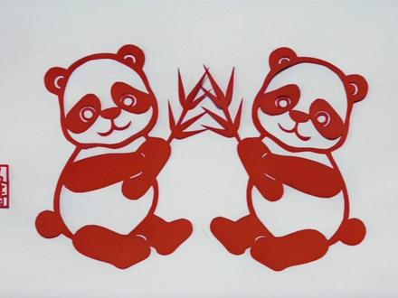 脱稿教大家剪熊猫#中视频伙伴计划 #非遗剪纸 #手工剪纸 #剪纸艺术 #非遗抖起来 #温涛剪纸