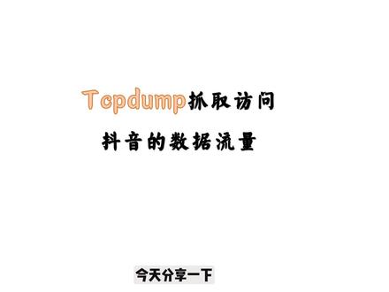 tcpdump抓取访问抖音的数据流量 #网络 #网络工程师 #网络工程