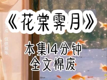 花棠霁月#女生必看#拯救书荒