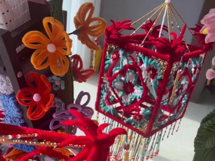 扭扭棒花灯教程来喽🦋#扭扭棒的100种玩法 #我的手工日常