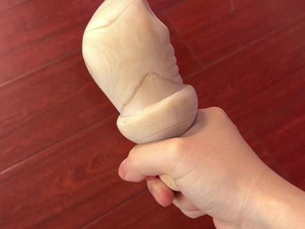 小李肥刀 一刀一个包,爸爸给闺女做的小刀刀#爸爸带娃 #小李肥刀