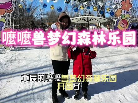 嚒嚒兽梦幻森林乐园#冬日童话森雪奇趣#亲子游玩好去处 #雪地里撒欢 #冬天总要玩一场雪吧 #冰雪乐园