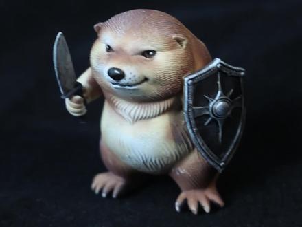 手搓一个我的刀盾小手办简单流程 #我的刀盾 #3d打印 #手办 #涂装