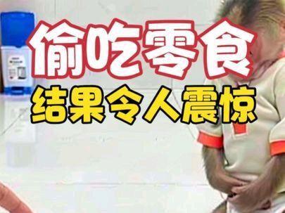 小猴子犯错了,结果令人震惊 #萌宠#动物#猴子成精#萌宠出道计划#异宠