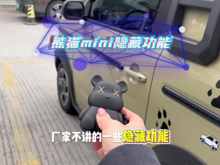 盘点分享11个熊猫mini隐藏功能 #吉利熊猫mini #吉利熊猫骑士 #吉利熊猫卡丁 #每天一个用车知识