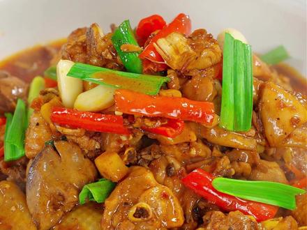 鲜鸡现剁现炒,这才是正宗招牌风味鸡! #美食教程 #风味鸡 #家常菜 #下饭菜