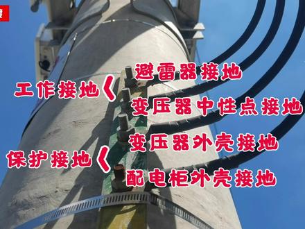 变压器台架为何要采取“四位一体”的集中接地方式?#接地 #电工知识教学视频