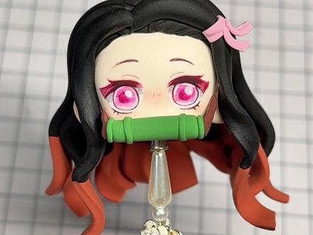 祢豆子终于来做发型啦#鬼灭之刃 #祢豆子 #粘土