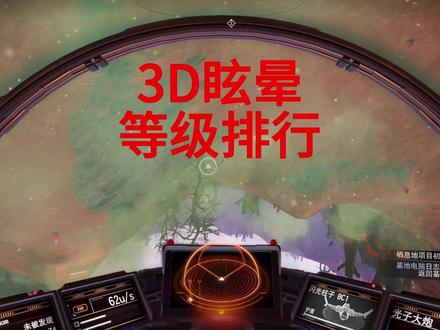 3D游戏眩晕等级排行 #3d眩晕症 #游戏杂谈 #3d游戏