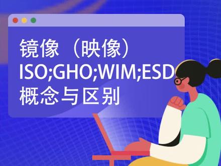 #电脑知识 认识各种系统格式,看看iso gho wim esd 镜像的区别。系统总裁你的#装机 小助手
