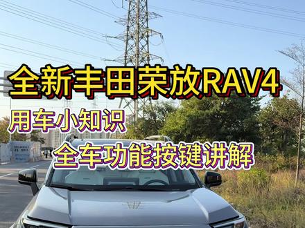 26款丰田荣放RAV4车内功能按键讲解 #丰田荣放rav4 #dou是好车 #丰田荣放 #荣放双擎