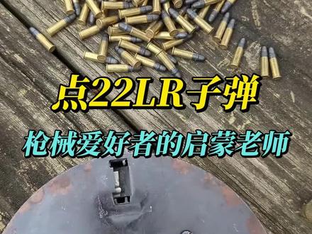 点22LR子弹,枪械爱好者的启蒙老师 #军事科普 #武器科普
